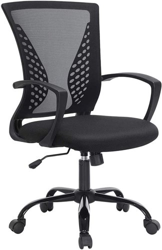 Obrotowe krzesło biurowe SONGMICS OBN22BK